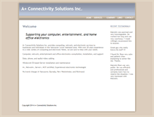 Tablet Screenshot of aplusconnectivity.com